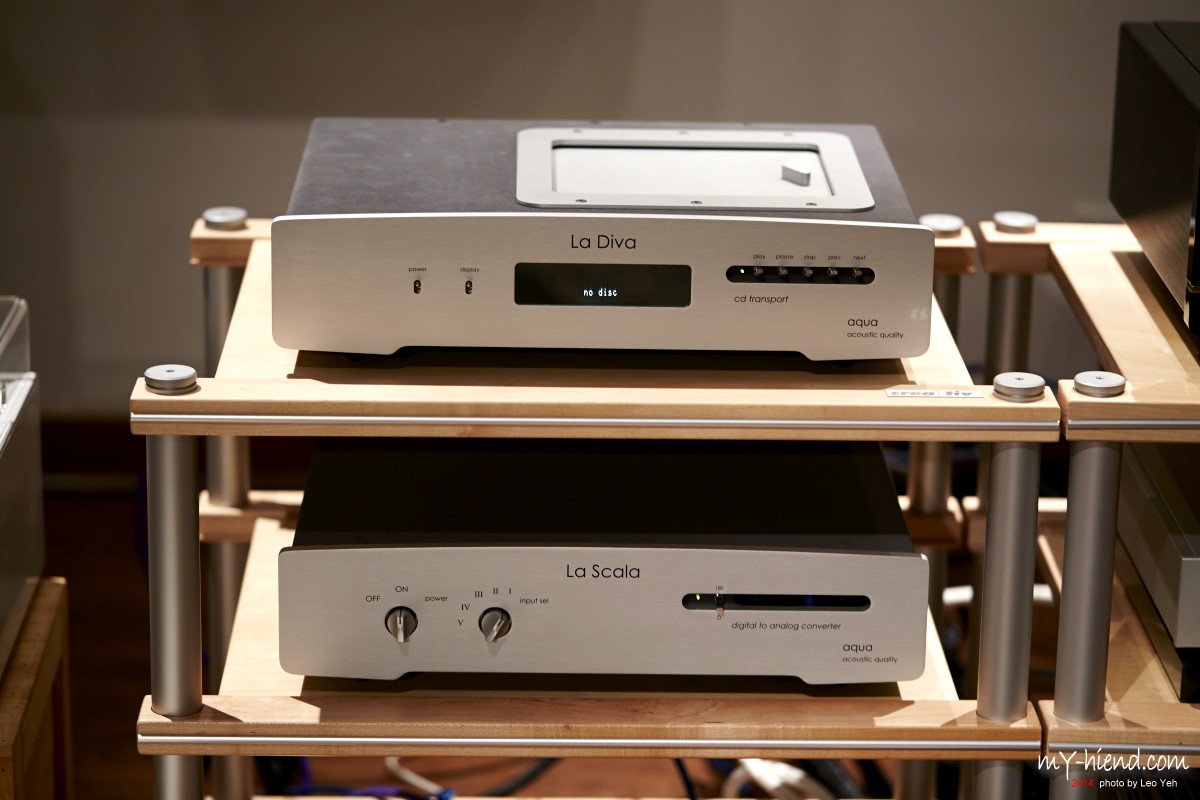 訊源】aqua - acoustic quality La Diva 轉盤, Scala MKII DAC