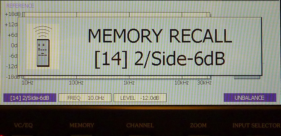 全頻段兩端降6dB