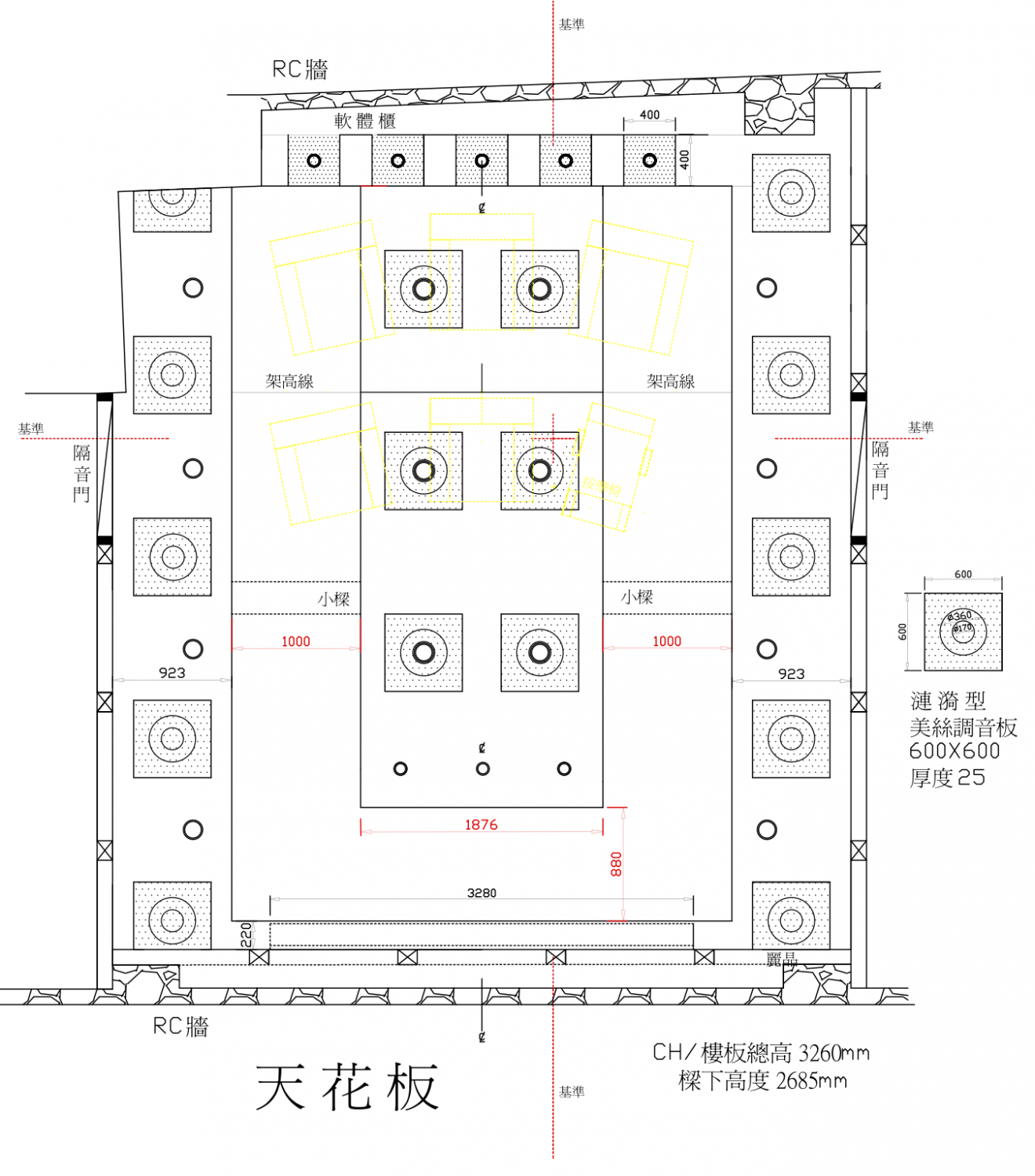 天花