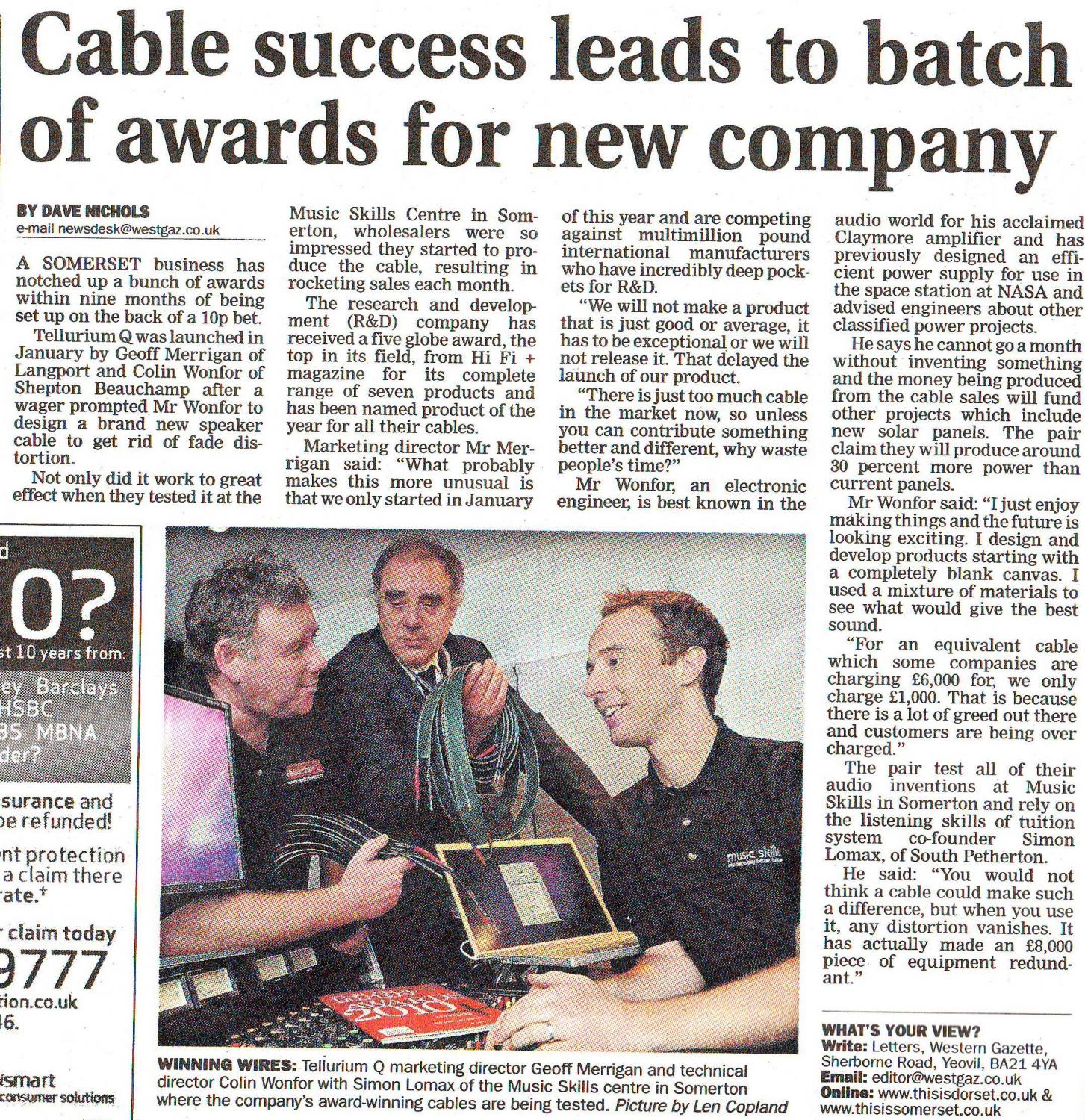 Western Gazzette 28 10 2010