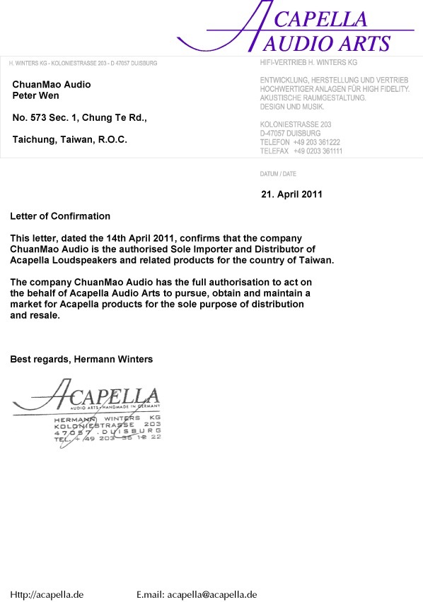 Authorisation letter