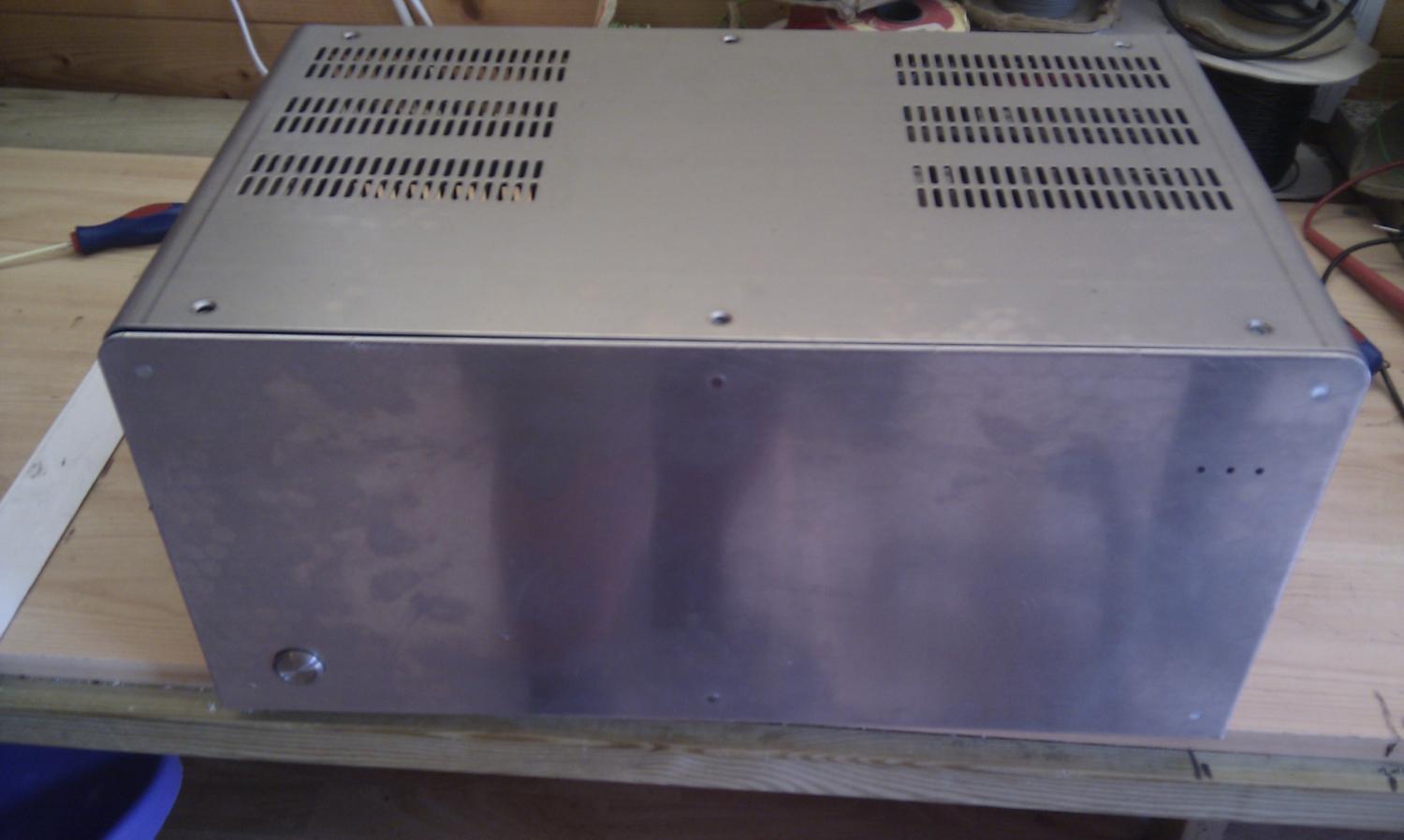 Prototype A Class Power Amp Chassis