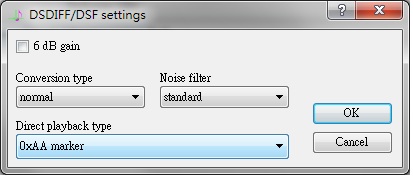 DSDsetting