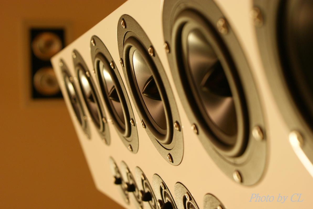Line arrays close up
