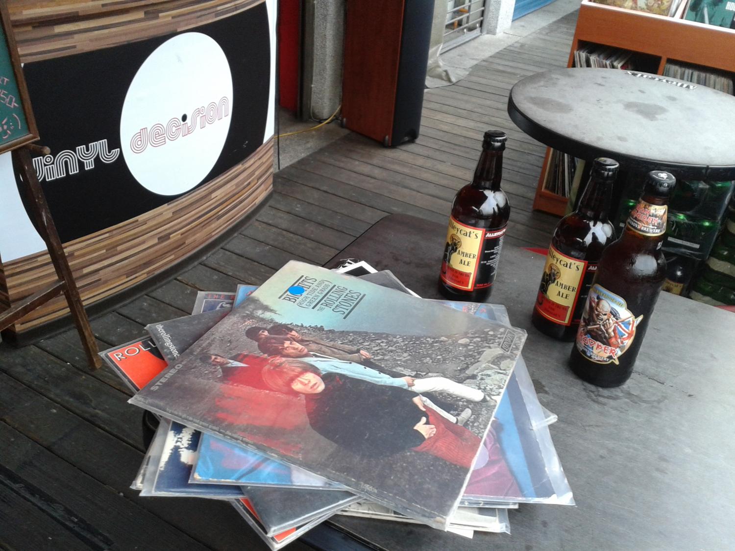 Rolling Stones with beers