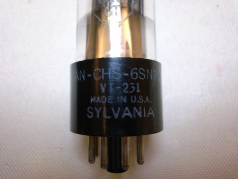 Sylvania JAN-CHS-6SN7GT VT-231