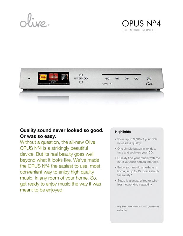 olive opus no41