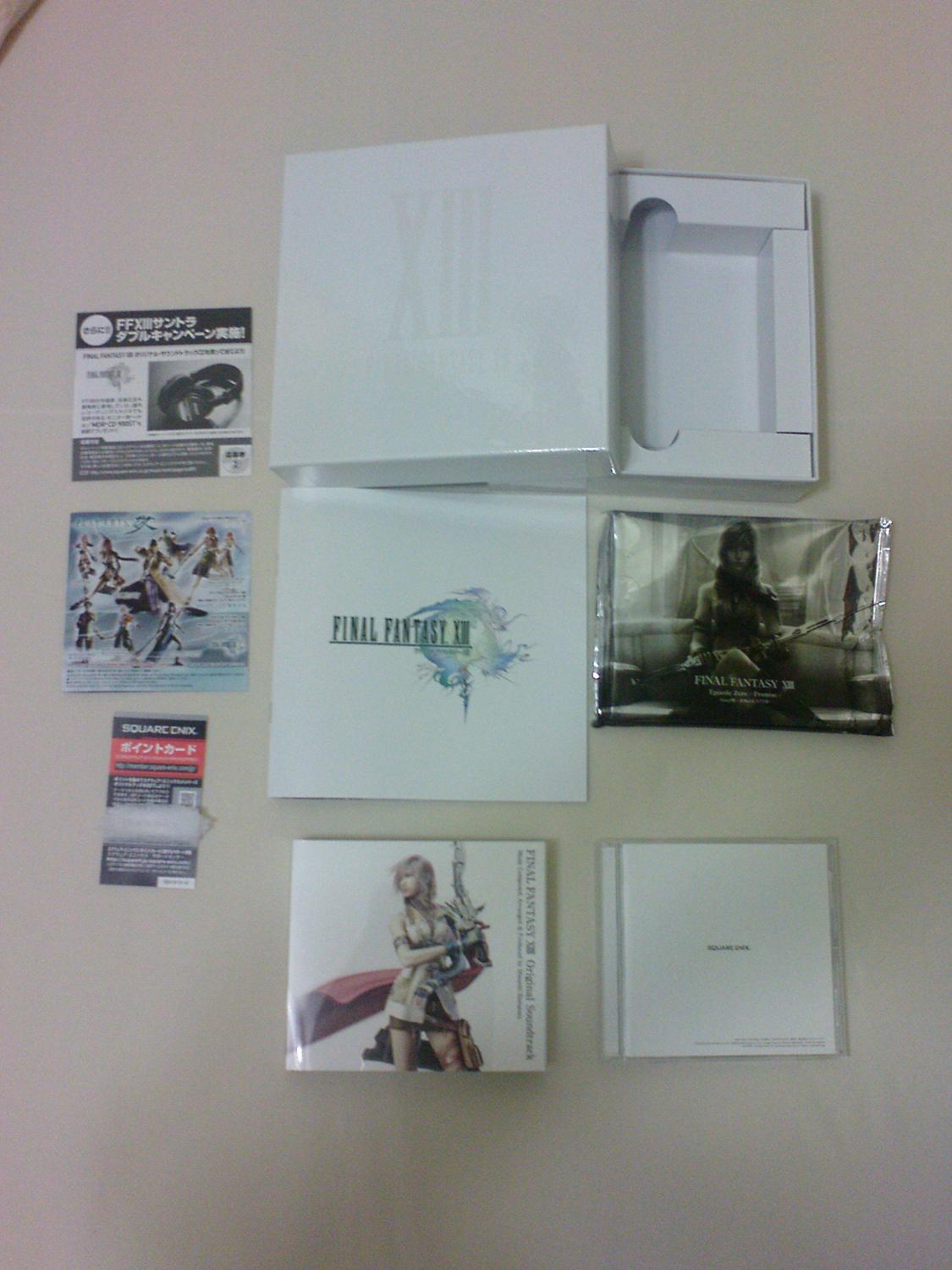 FF13原聲帶 開箱一覽